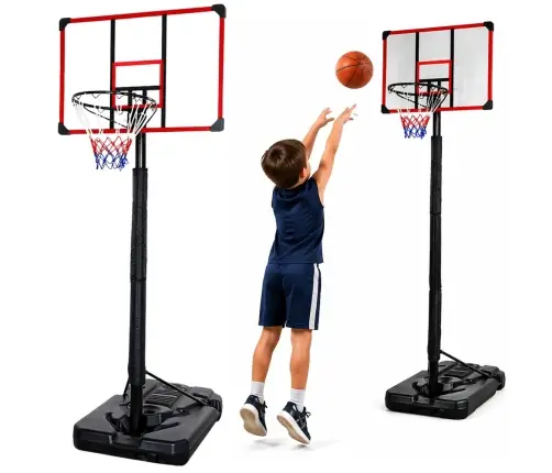 Basketball Basket Mobile Adjustable Stand 200-305cm