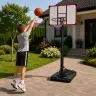 Basketball Basket Mobile Adjustable Stand 200-305cm