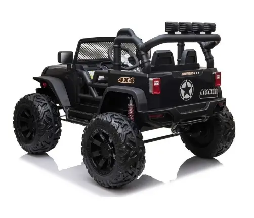 Двухместный детский электромобиль Jeep JC666 Black
