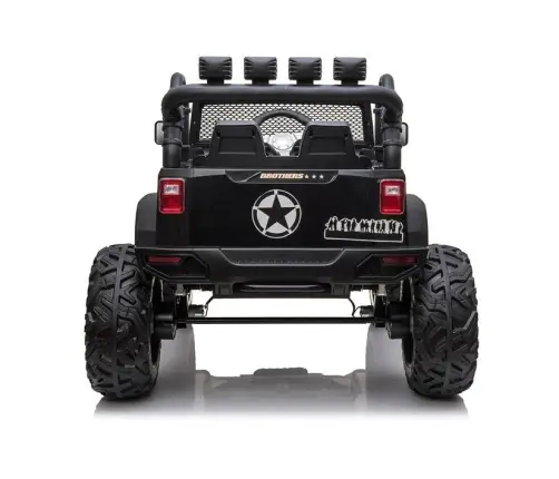 Двухместный детский электромобиль Jeep JC666 Black