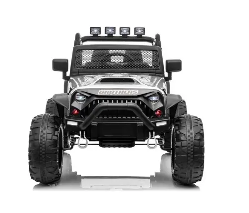 Divvietīgs bērnu elektromobilis Jeep JC666 Silver Painted