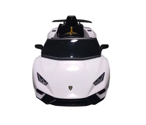 Vienvietīgs elektromobilis Lamborghini Huracan White