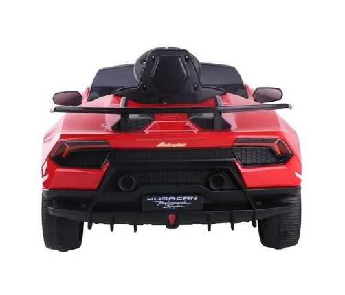 Vienvietīgs elektromobilis Lamborghini Huracan Red