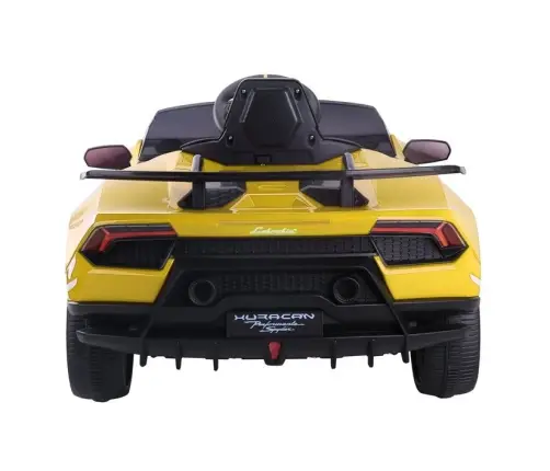 Vienvietīgs elektromobilis Lamborghini Huracan Yellow