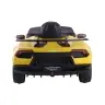 Vienvietīgs elektromobilis Lamborghini Huracan Yellow