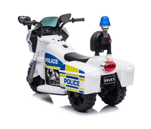 Bērnu elektro motocikls Police TR1912 White