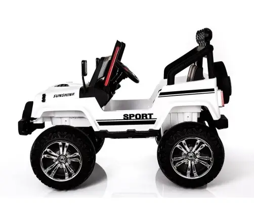 Divvietīgs bērnu elektromobilis S2388 Jeep White Divvietīgs bērnu elektromobilis S2388 Jeep White
