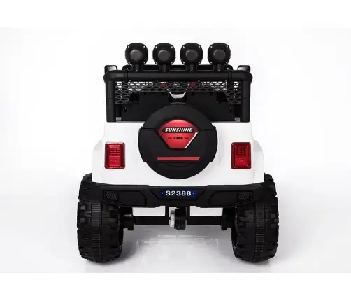 Divvietīgs bērnu elektromobilis S2388 Jeep White Divvietīgs bērnu elektromobilis S2388 Jeep White