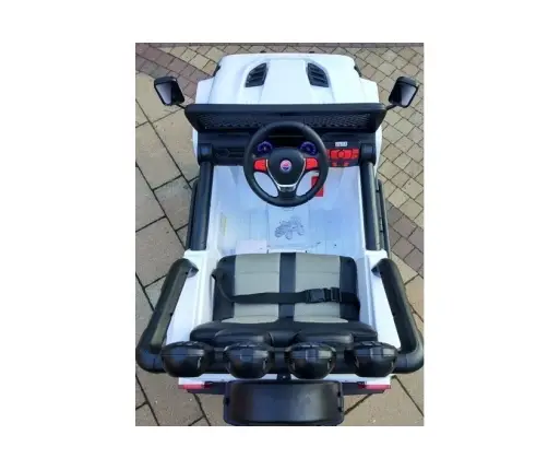 Divvietīgs bērnu elektromobilis S2388 Jeep White Divvietīgs bērnu elektromobilis S2388 Jeep White