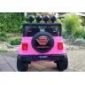 Divvietīgs bērnu elektromobilis S2388 Jeep Pink