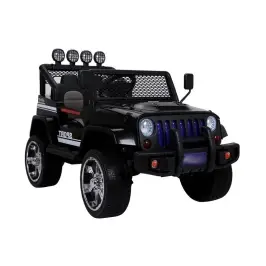 Divvietīgs bērnu elektromobilis Jeep S2388 Black