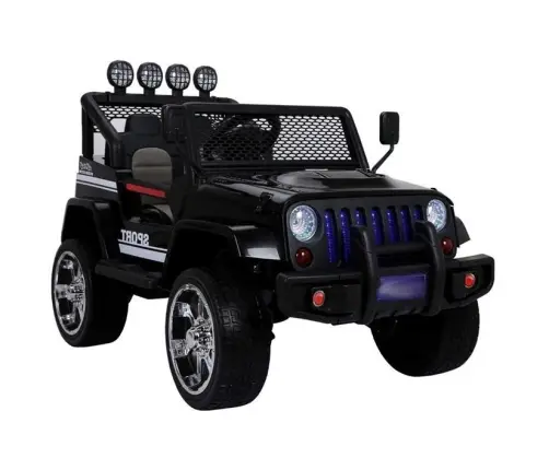 Двухместный детский электромобиль Jeep S2388 Black