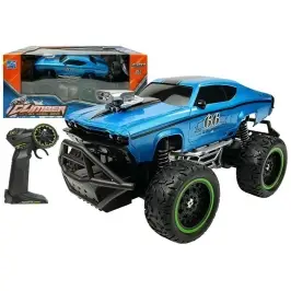 Remote controlled Car Off-road R/C Blue High Wheels