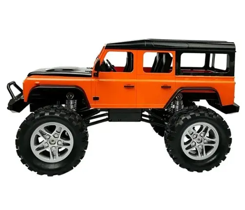 Remote Controlled Car Land Rover Defender R/C Orange 1:14