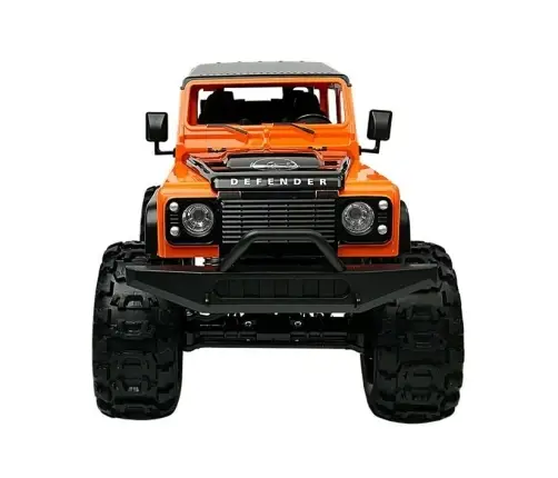 Remote Controlled Car Land Rover Defender R/C Orange 1:14