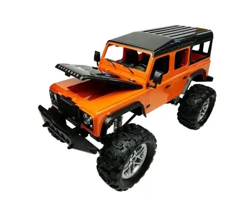 Remote Controlled Car Land Rover Defender R/C Orange 1:14