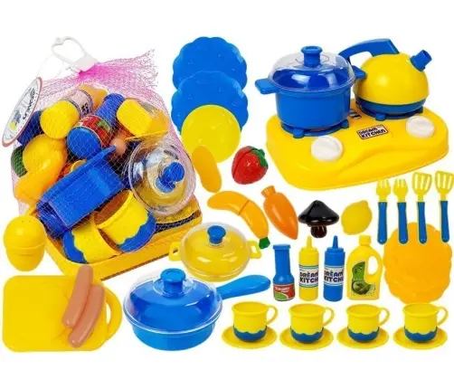 Set of Plastic Dishes for Little Chef Set of Plastic Dishes for Little Chef