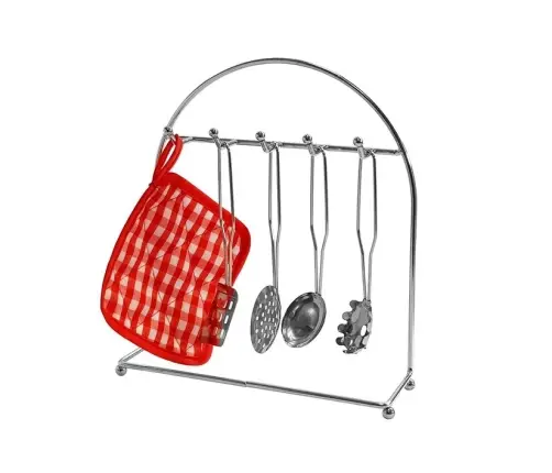 Set of Stainless Steel Pots for Children 23 elements