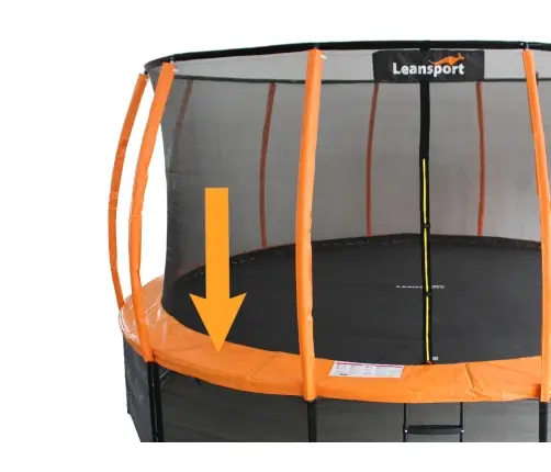 Atsperu aizsargs batutam LEAN SPORT BEST 305 cm (10ft)