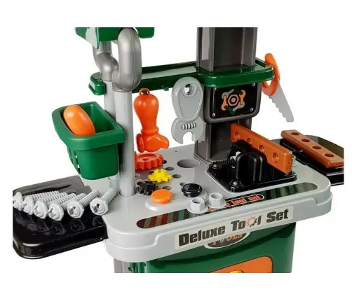 Tool Set in a Wheeled Case Workshop Saw Screwdriver