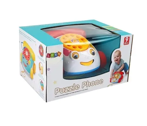 A Pull Phone on Wheels with a Battery Handler for a Baby A Pull Phone on Wheels with a Battery Handler for a Baby