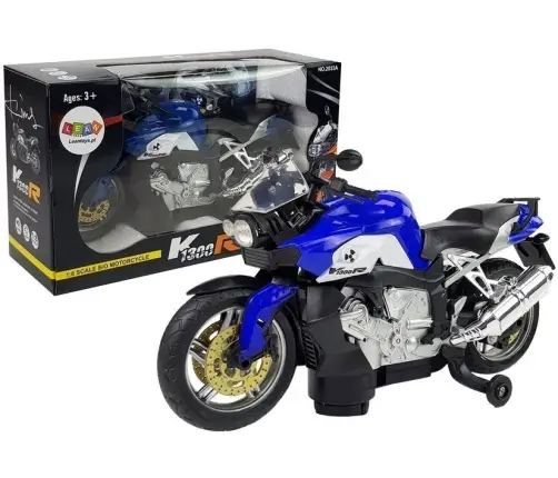 Motorcycle Blue Battery Powered