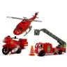 Set of Fire Brigade Vehicles Helicopter Motor Light Sounds Set of Fire Brigade Vehicles Helicopter Motor Light Sounds