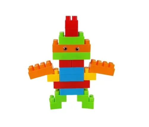 Construction bricks in a bag of 86 elements Construction bricks in a bag of 86 elements