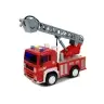 Fire engine with pull, ladder, Red 1:20 with sound