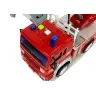 Fire engine with pull, ladder, Red 1:20 with sound