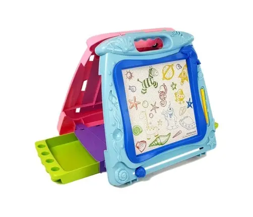 Double-sided drawing board. Markers. Magnets Double-sided drawing board. Markers. Magnets