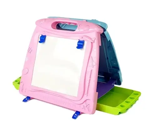 Double-sided drawing board. Markers. Magnets Double-sided drawing board. Markers. Magnets