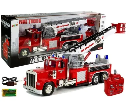Машина с пультом Firetruck Extendable Rotary Ladder