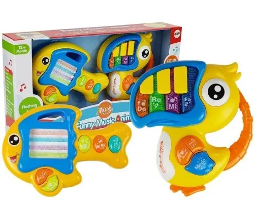 Piano and Guitar Battery Operated Parrot Fish