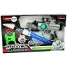 Space Warrior Set Laser Gun Lightsaber Handcuffs Disc Thrower