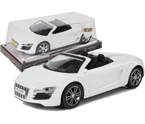 Toy Car with Pulling Cabriolet White 1:18 Toy Car with Pulling Cabriolet White 1:18
