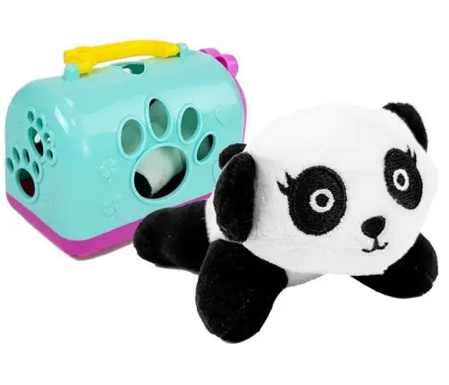 Little Panda with Transporter Mascot Little Panda with Transporter Mascot