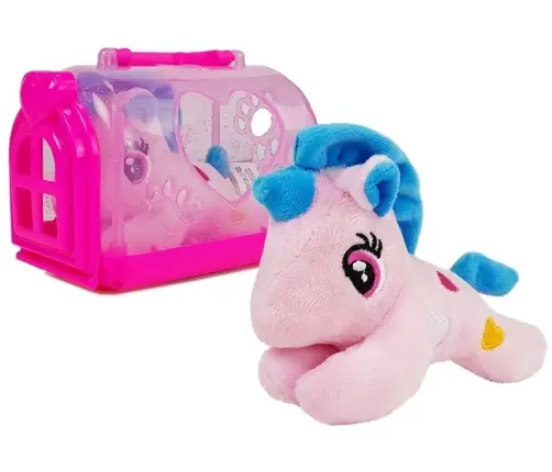 Little Unicorn with Transporter Mascot Little Unicorn with Transporter Mascot