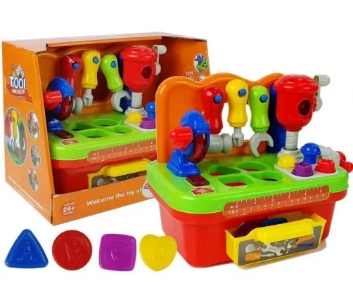 Workshop For Babies Sorter Tool Set with Sound and Light Workshop For Babies Sorter Tool Set with Sound and Light