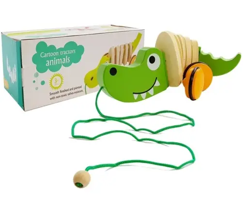 Wooden Crocodile on Wheels 18cm Wooden Crocodile on Wheels 18cm