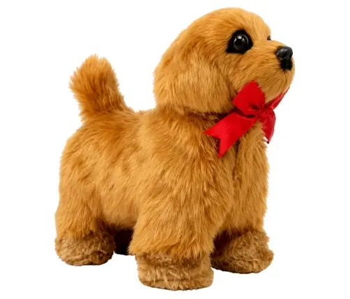 Interactive Remote Controlled Dog Moves Barks Brown