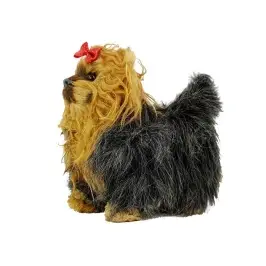 Interactive York Dog Moves Barks Brown-Black