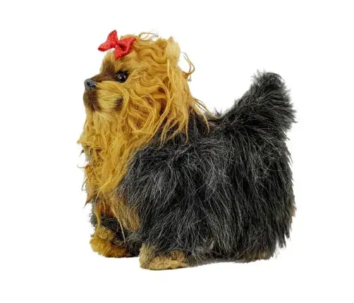 Interactive York Dog Moves Barks Brown-Black Interactive York Dog Moves Barks Brown-Black