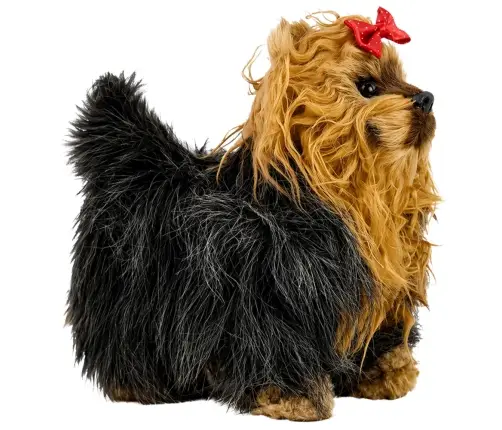 Interactive York Dog Moves Barks Brown-Black