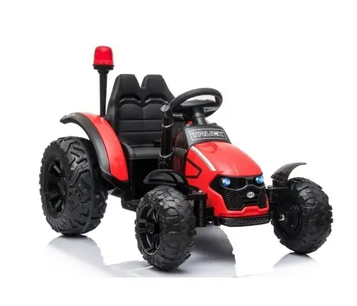 Bērnu elektriskais traktors ar piekabi HZB-200 Red Bērnu elektriskais traktors ar piekabi HZB-200 Red