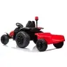 Bērnu elektriskais traktors ar piekabi HZB-200 Red Bērnu elektriskais traktors ar piekabi HZB-200 Red