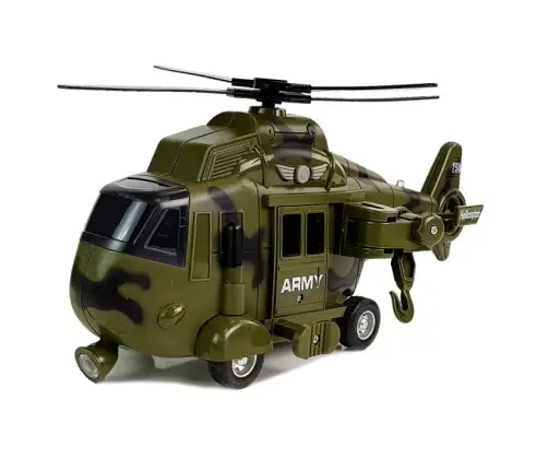 Military Rescue Helicopter 1:16 Hook Sound Light