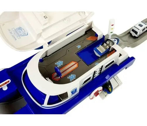Police Transport Boat with cars, sounds and lights Police Transport Boat with cars, sounds and lights