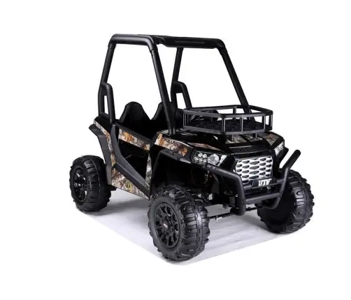 Divvietīgs bērnu elektromobilis Bagijs Jeep JS360-1 Black