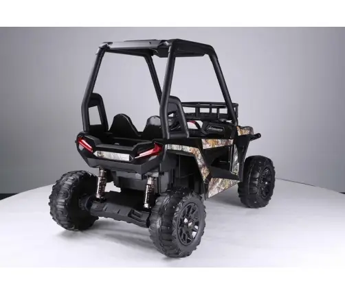 Divvietīgs bērnu elektromobilis Bagijs Jeep JS360-1 Black